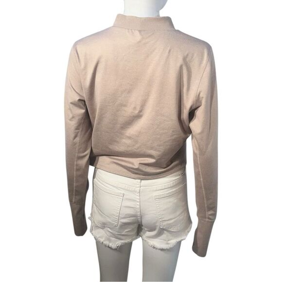 Taupe Old Navy Cozecore Mock Neck Top - Picture 3 of 10